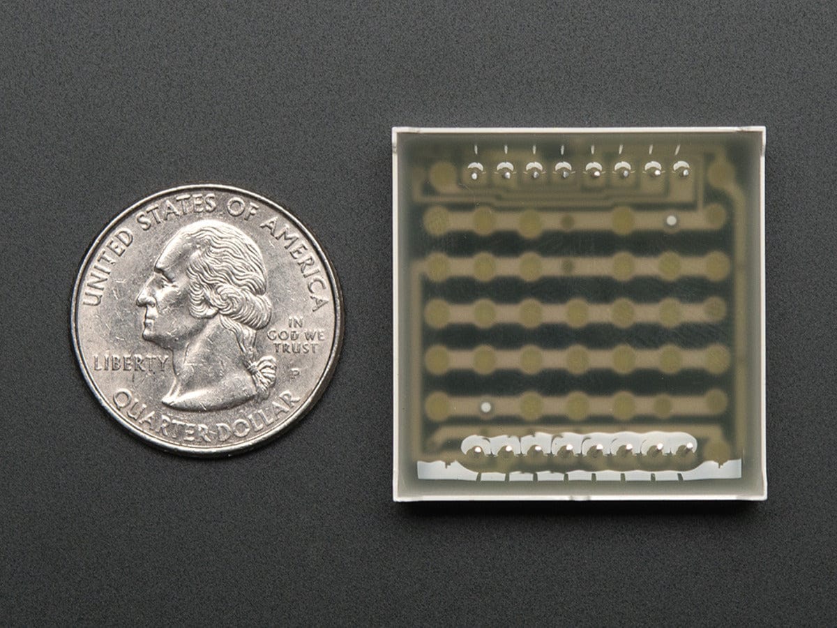 Small 1.2" 8x8 Ultra Bright White LED Matrix (KWM-30881CWB) - Image 4