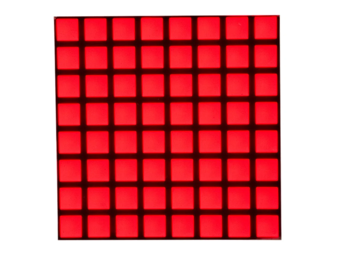 Small 8x8 Dot Matrix Ultra Bright - Red