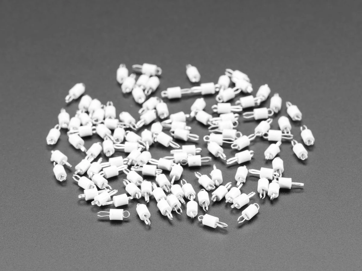 Small PCB Test Points (100 pack) - White