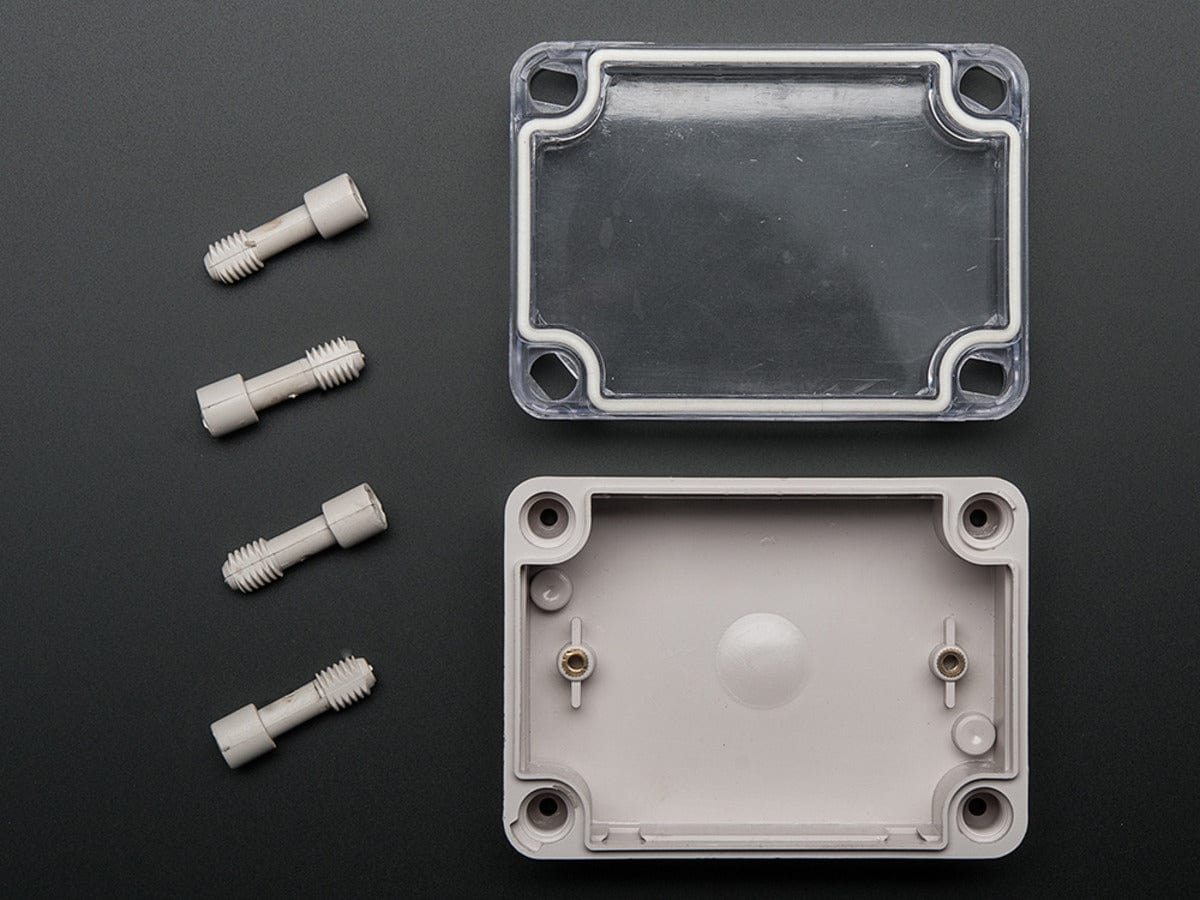 Small Plastic Project Enclosure - Weatherproof with Clear Top - Image 5