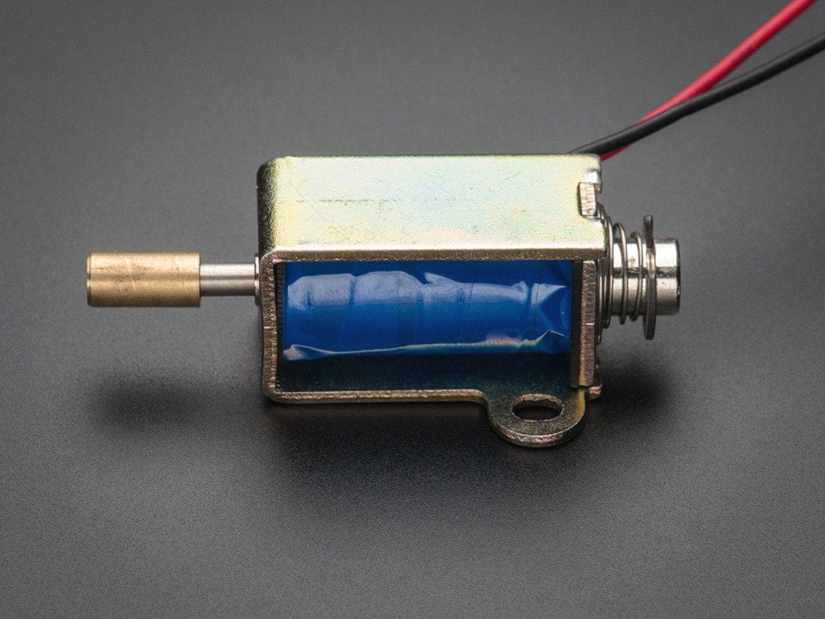 Small  Push-Pull Solenoid - 12VDC - Image 2