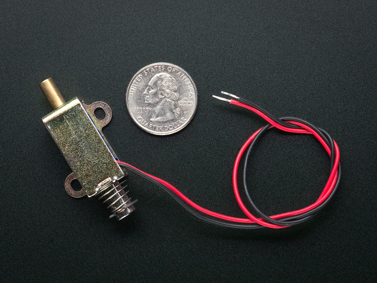 Small  Push-Pull Solenoid - 12VDC - Image 3
