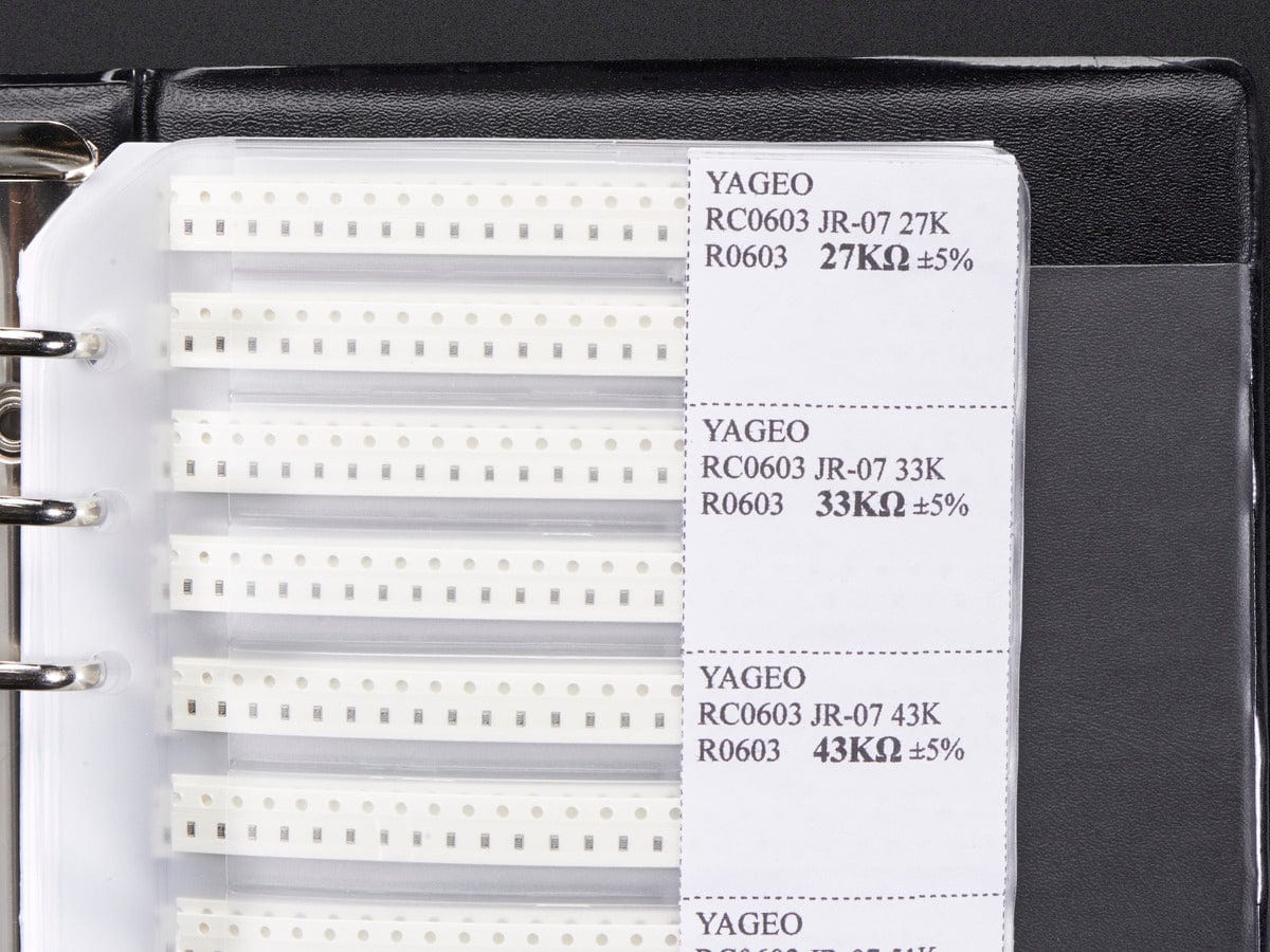 SMT 0603 Resistor and Capacitor Book - 3725 pieces - Image 3