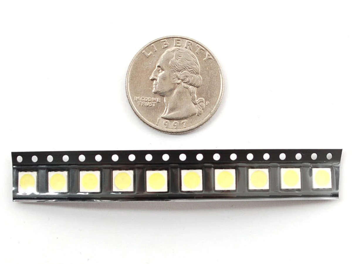 SMT Cool White 5050 LED - 10 pack (6500-7000K) - Image 2