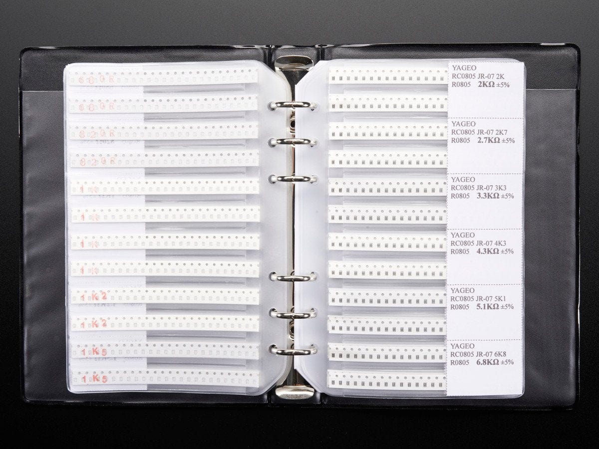 SMT/SMD 0805 Resistor and Capacitor Book - 3725 pieces - Image 3