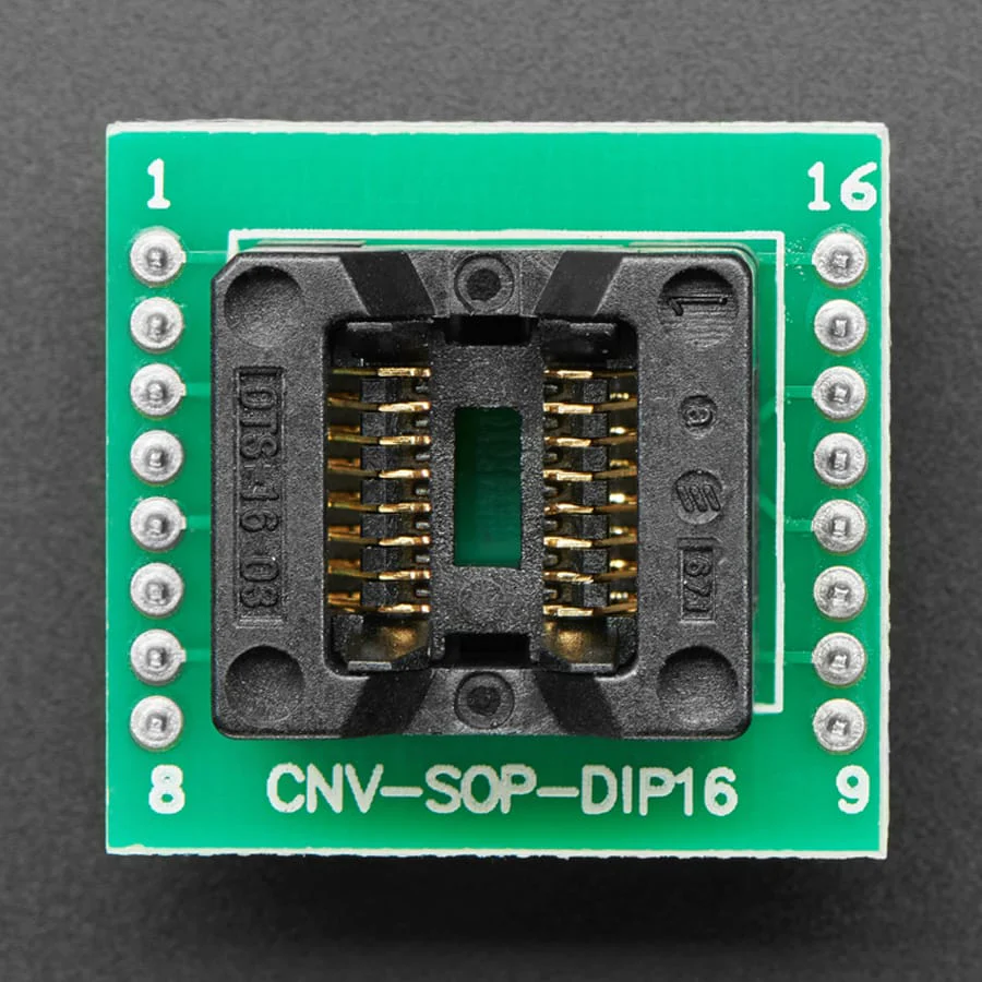 SMT Test Socket - SOIC-16 Narrow Breakout - Image 3