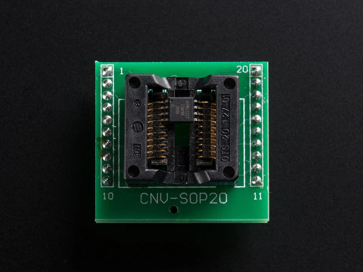 SMT Test Socket - SOIC-20 Medium Breakout [Discontinued] - Image 2