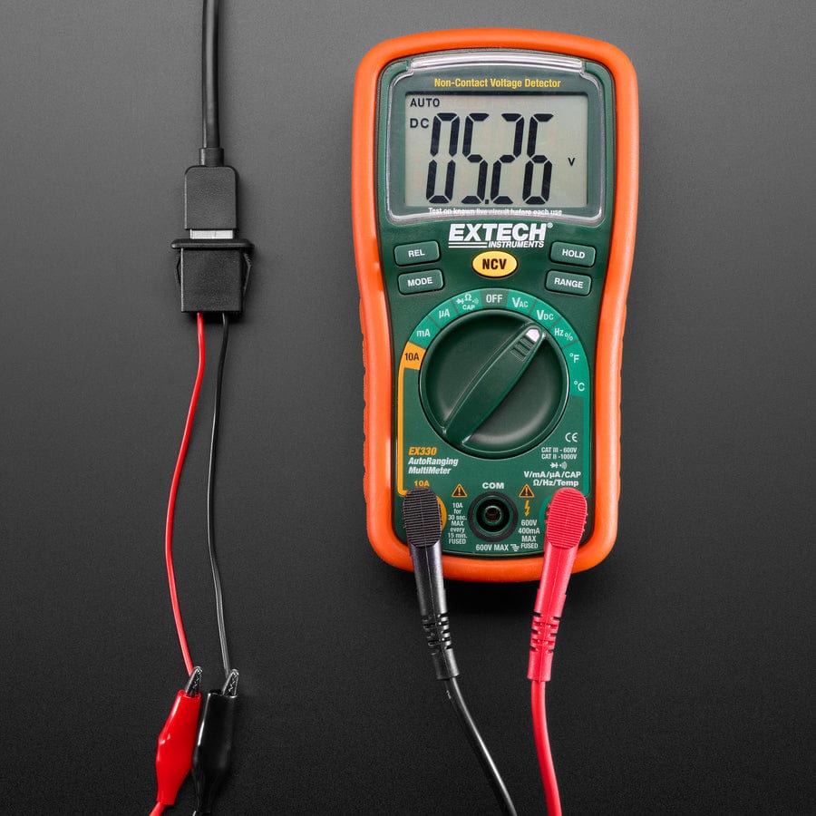 Snap-In Panel Mount Cable - USB-A Socket to 2 Wires - Image 5