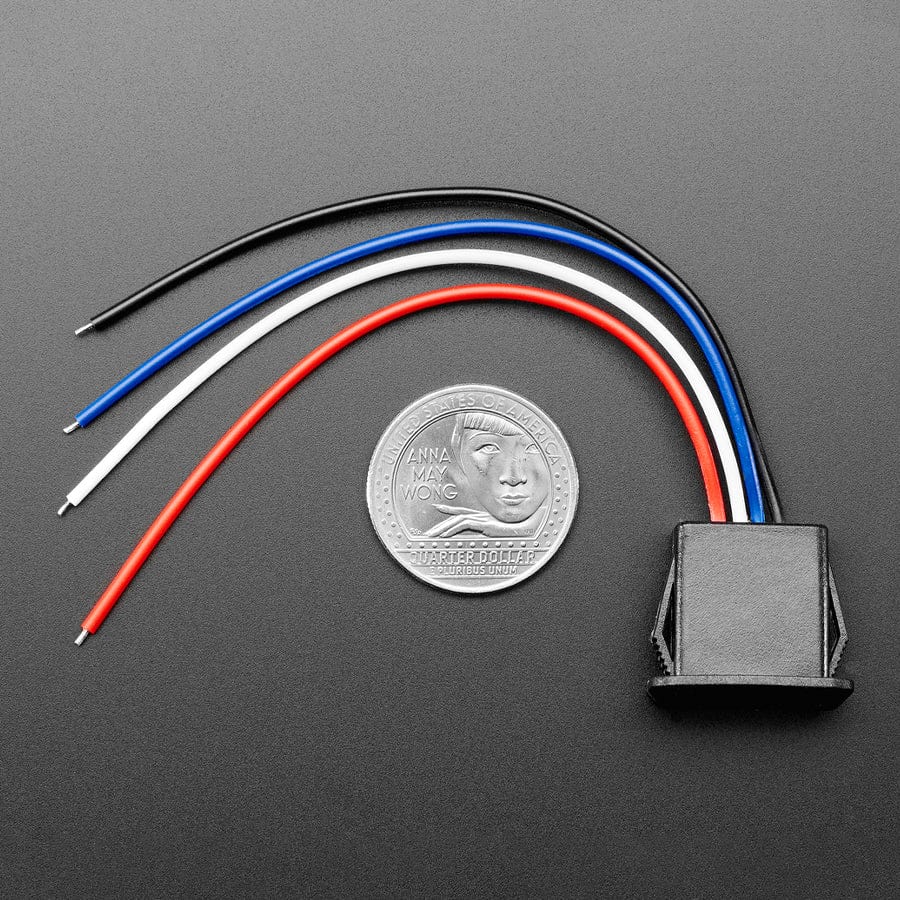 Snap-In Panel Mount Cable - USB Type A Socket to 4 Wires - Image 4