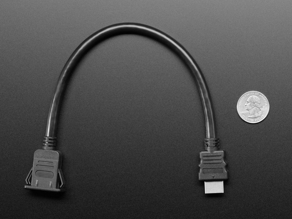 Snap-In Panel Mount HDMI Cable - 30cm - Image 4