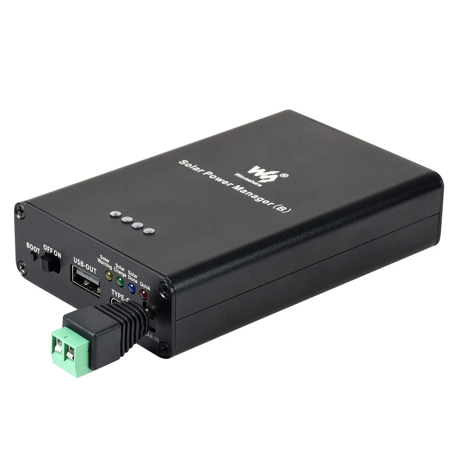 Solar Power Manager (B) with Embedded 10000mAh Li-Po Battery [discontinued] - Image 3