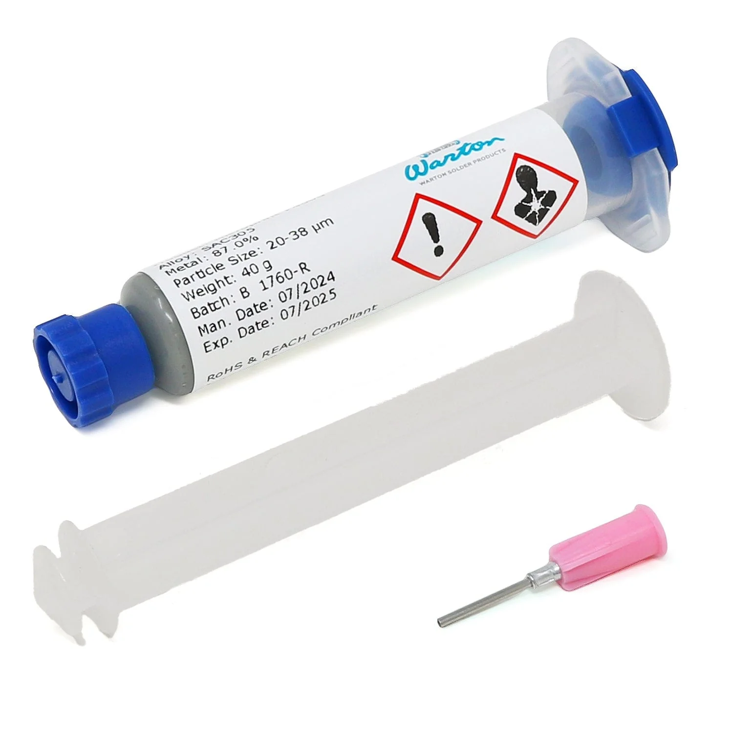Solder Paste - Microprint P4000 T4 SAC305 40g Syringe - Image 2