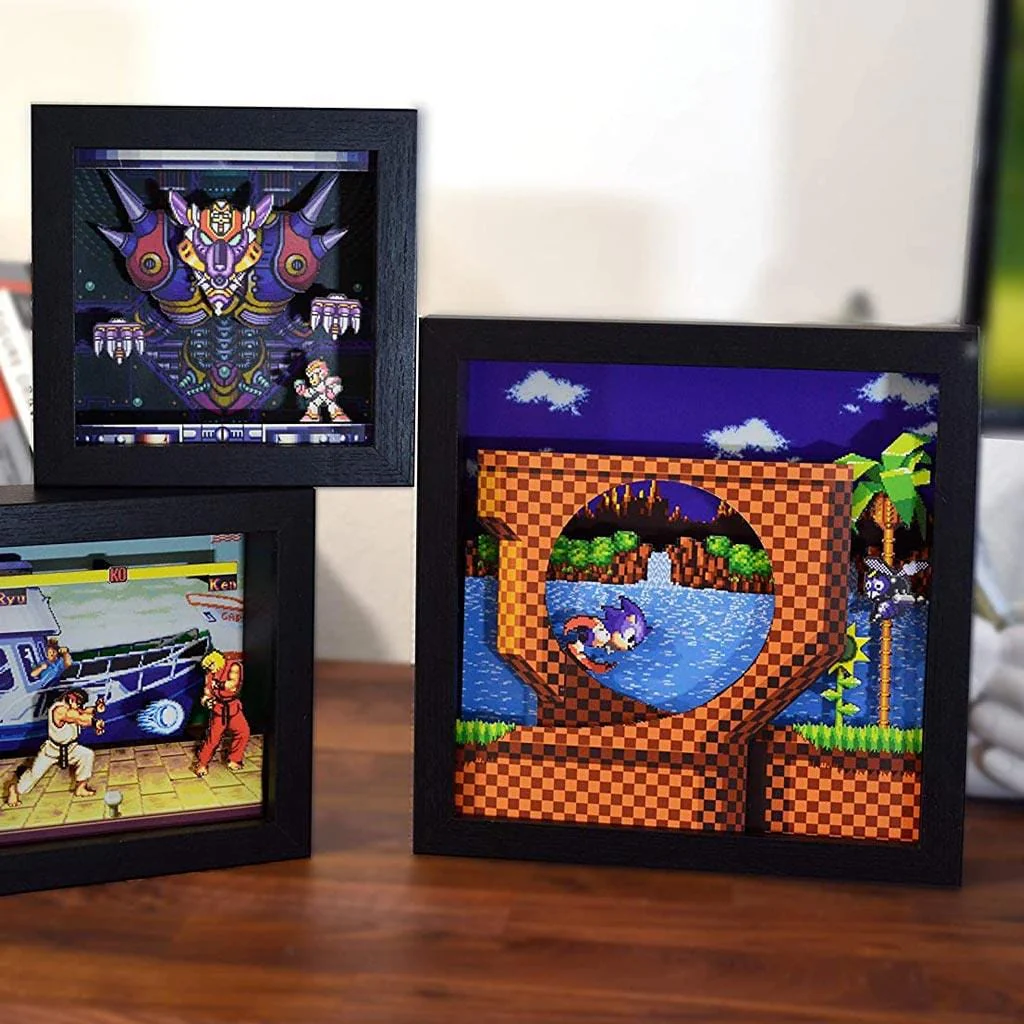 Sonic the Hedgehog Loop Pixel Frame (9x9") [Discontinued] - Image 5