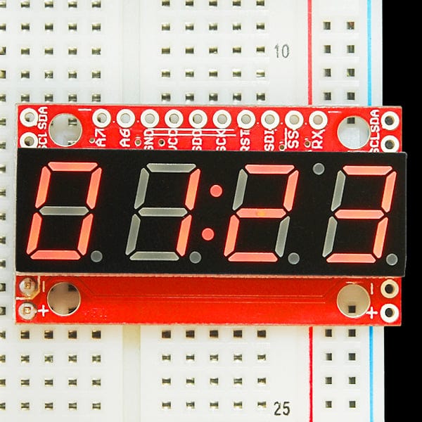 SparkFun 7-Segment Serial Display - Red - Image 4