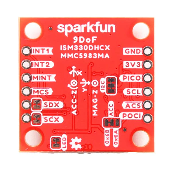 SparkFun 9DoF IMU Breakout - ISM330DHCX, MMC5983MA (Qwiic) - Image 2