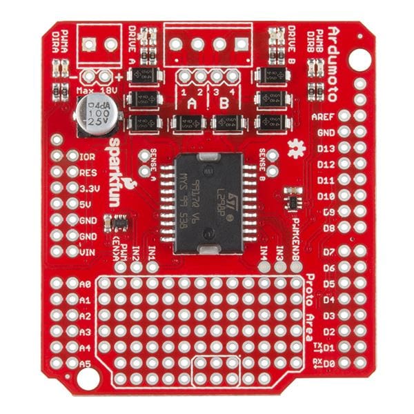 SparkFun Ardumoto - Motor Driver Shield - Image 3