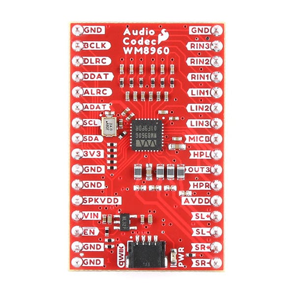 SparkFun Audio Codec Breakout - WM8960 with Headers [Discontinued] - Image 3