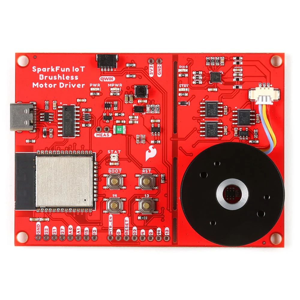 SparkFun IoT Brushless Motor Driver (ESP32 WROOM, TMC6300) - Image 2