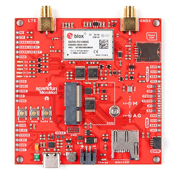 SparkFun MicroMod Asset Tracker Carrier Board - Image 3