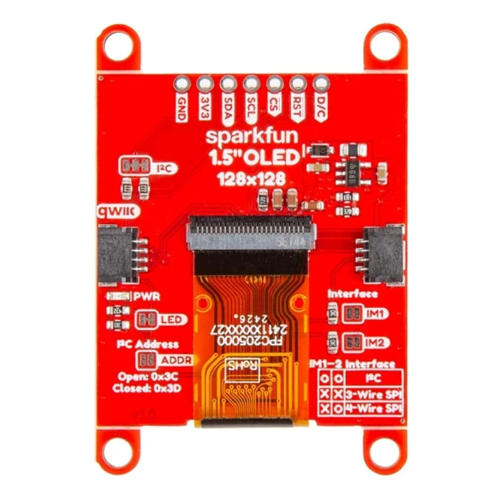 SparkFun Qwiic OLED Display (1.5" 128x128) - Image 3