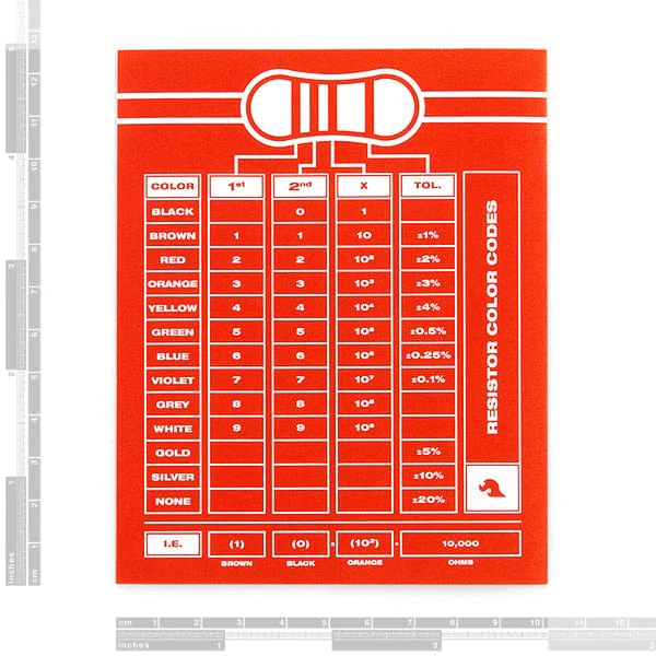 SparkFun Resistor Chart Sticker [Discontinued] - Image 2