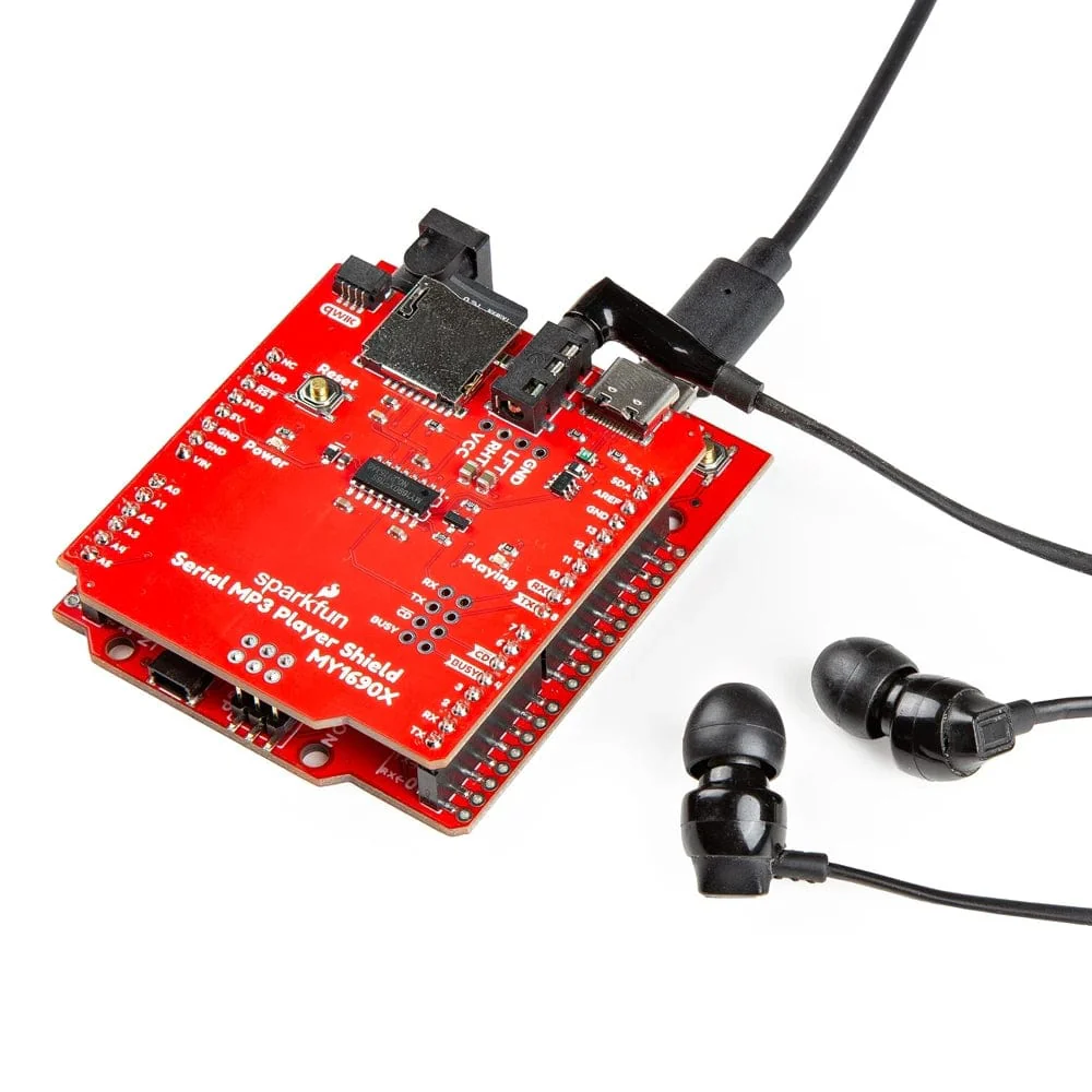 SparkFun Serial MP3 Player Shield - MY1690X-16S (Qwiic) - Image 4