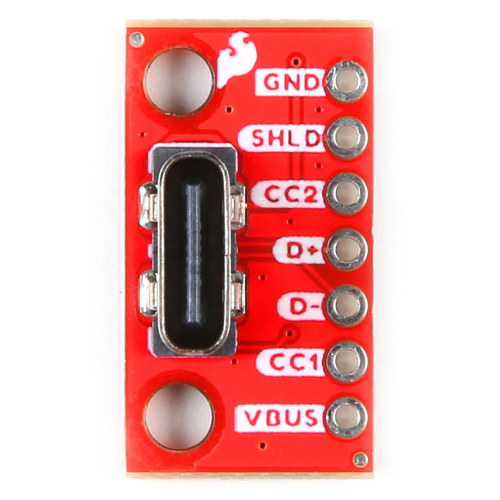 SparkFun USB-C Breakout - Vertical - Image 2