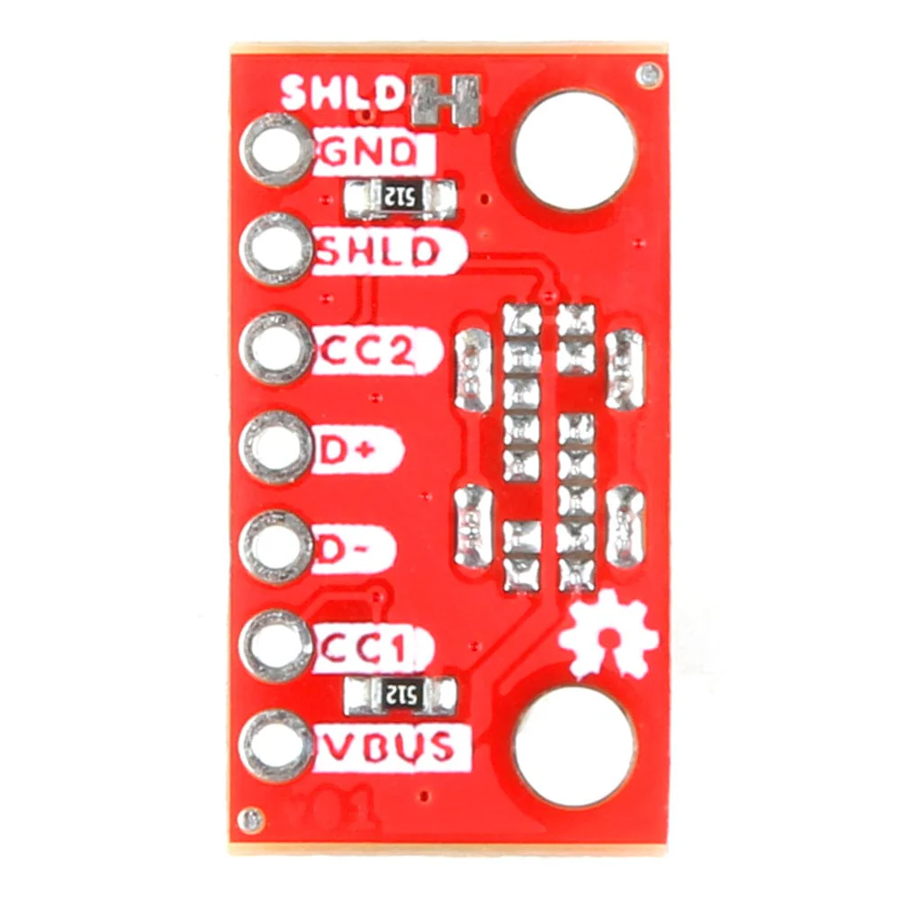 SparkFun USB-C Breakout - Vertical - Image 3