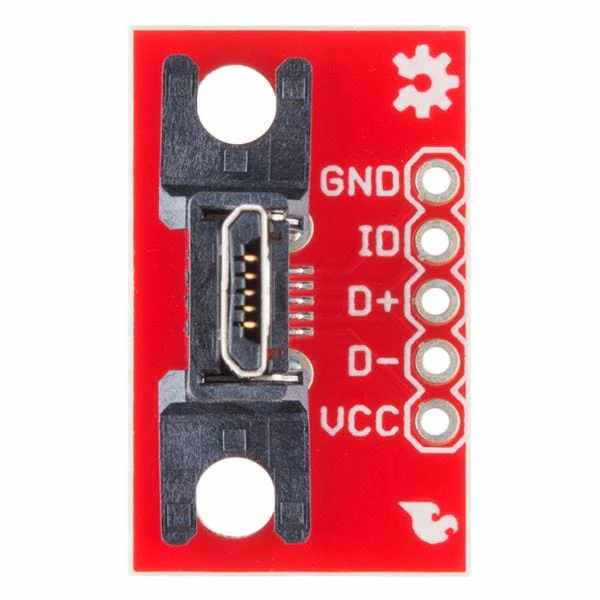 SparkFun USB MicroB Plug Breakout - Image 2
