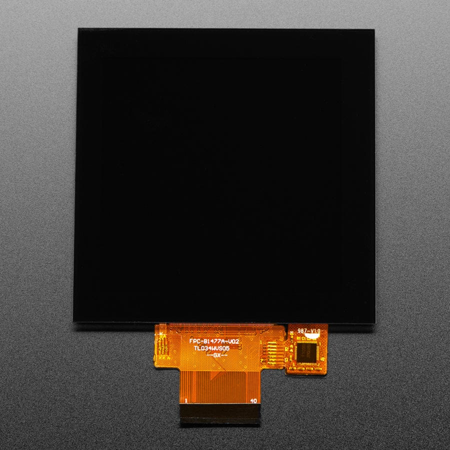 Square RGB 666 TTL TFT Display - 3.4" 480x480 with Touchscreen - TL034WVS05CT-B1477A - Image 2