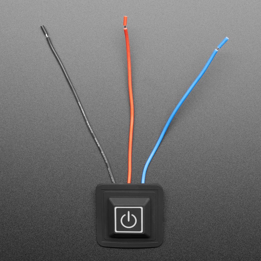 Square Silicone Button PWM Controller - 3 Wire - 3.6V to 12VDC - Image 2