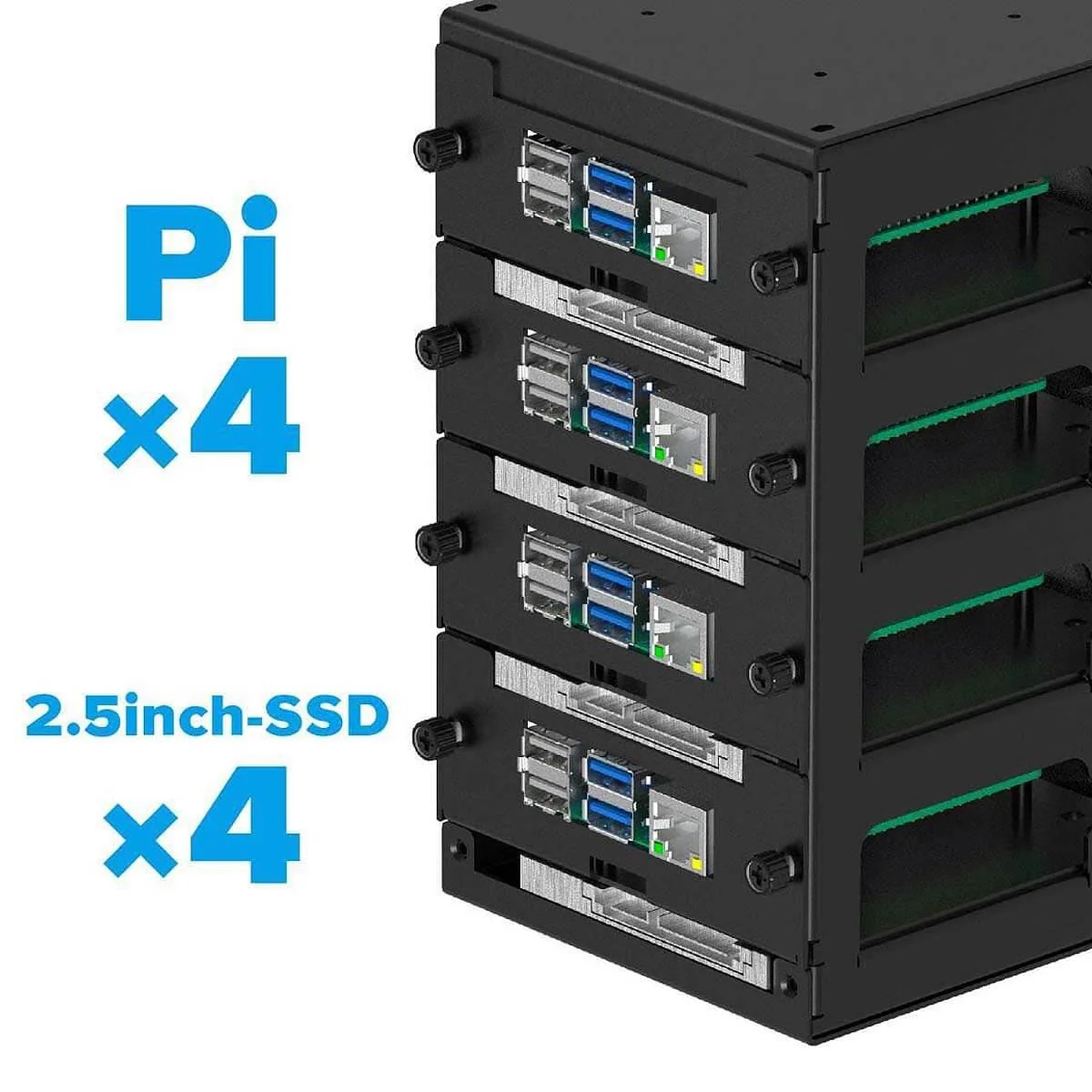 Uctronics SSD Cluster Case for Raspberry Pi - Image 4