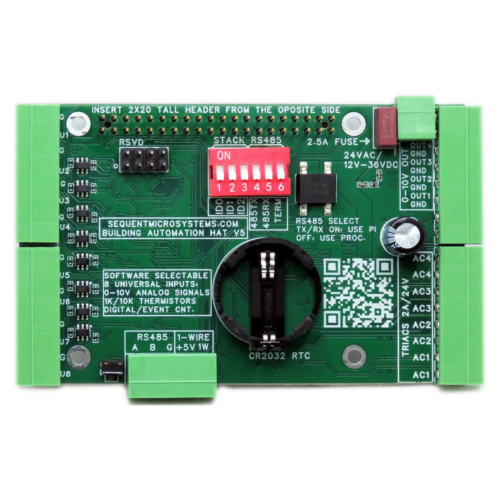 Building Automation 8-Layer Stackable HAT for Raspberry Pi (v5.0) [Discontinued] - Image 5