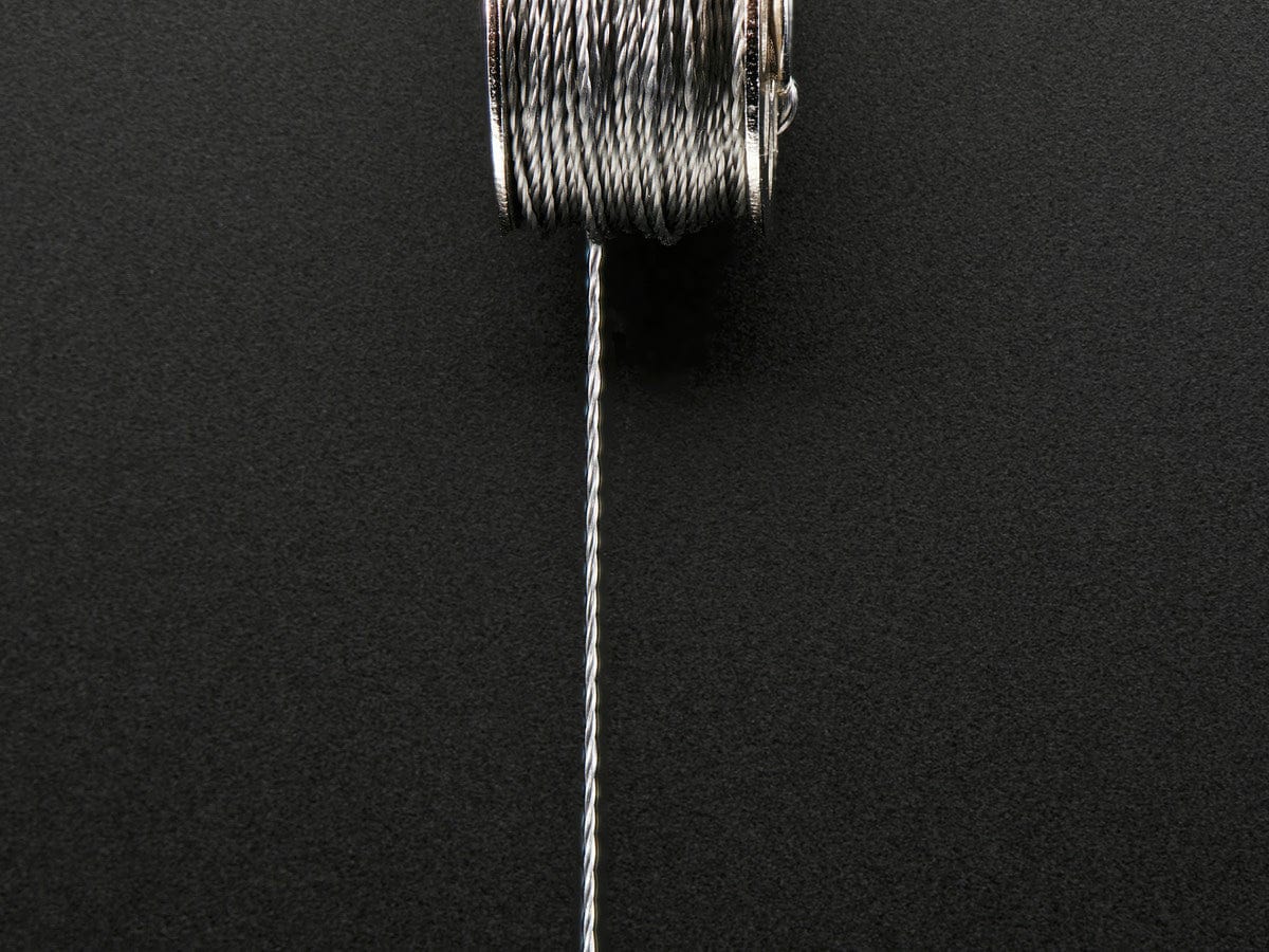 Stainless Medium Conductive Thread - 3 ply - 18 meter/60 ft - Image 2