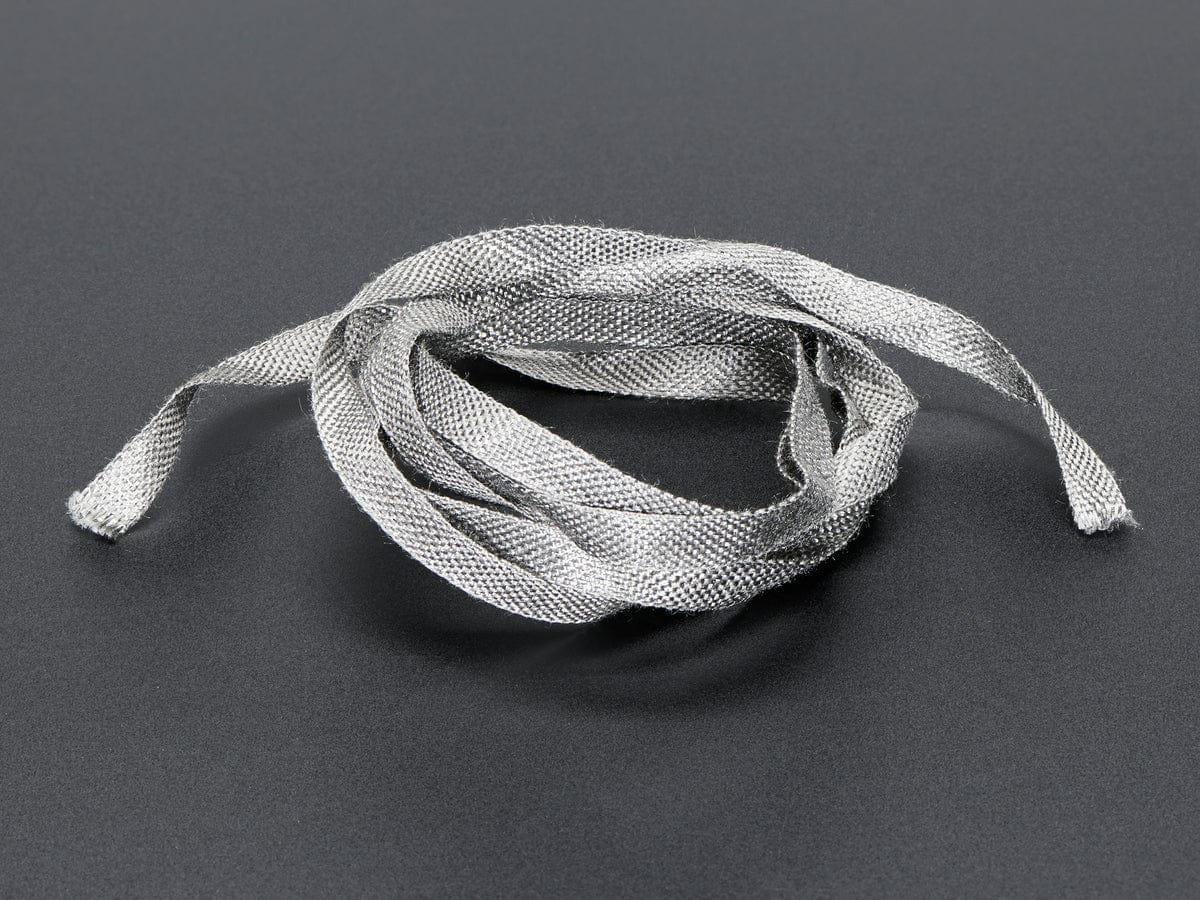 Stainless Steel Conductive Ribbon - 5mm wide 1 meter long [discontinued] - Image 2