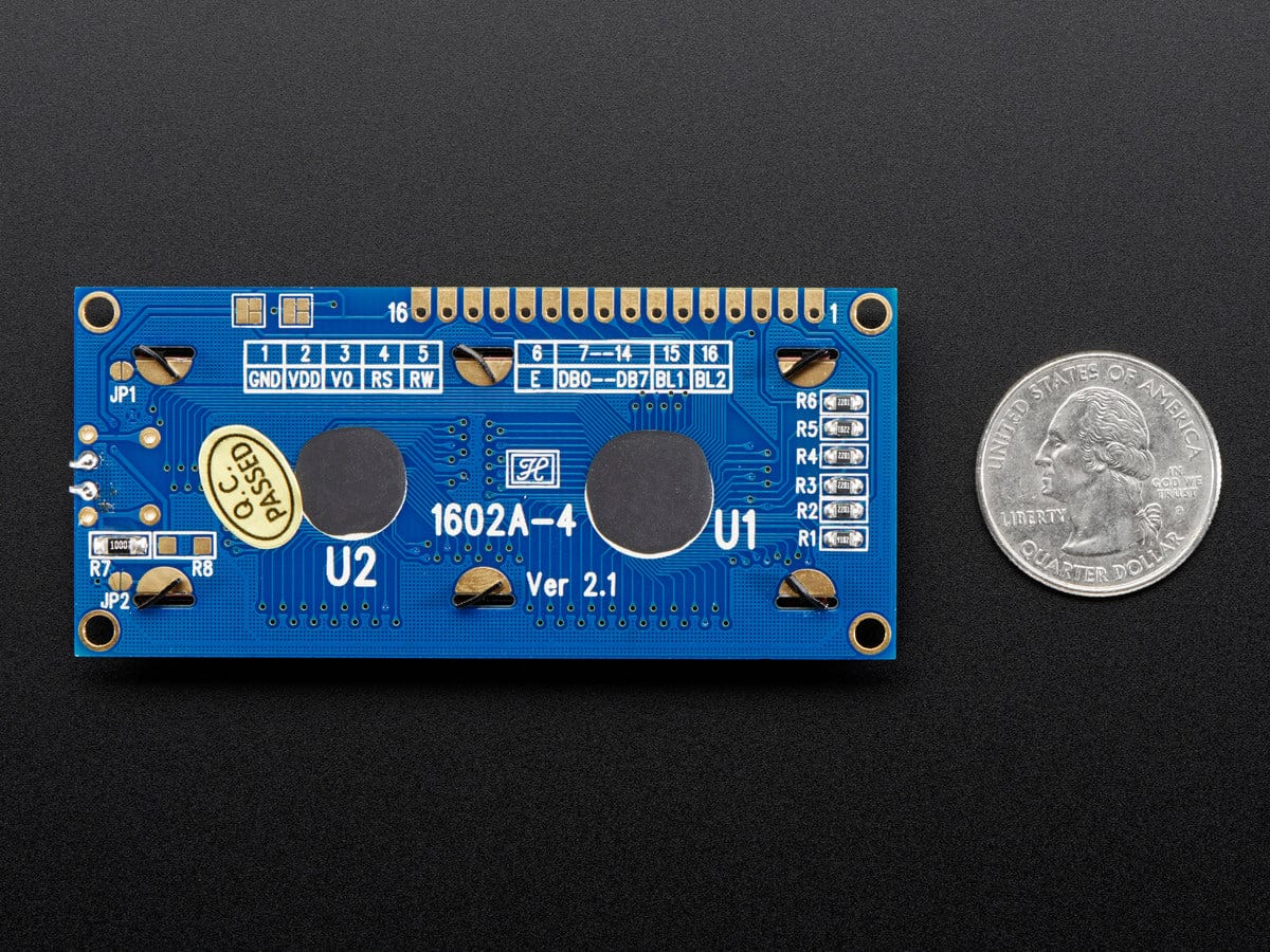 Standard LCD 16x2 + extras (white on blue) - Image 3
