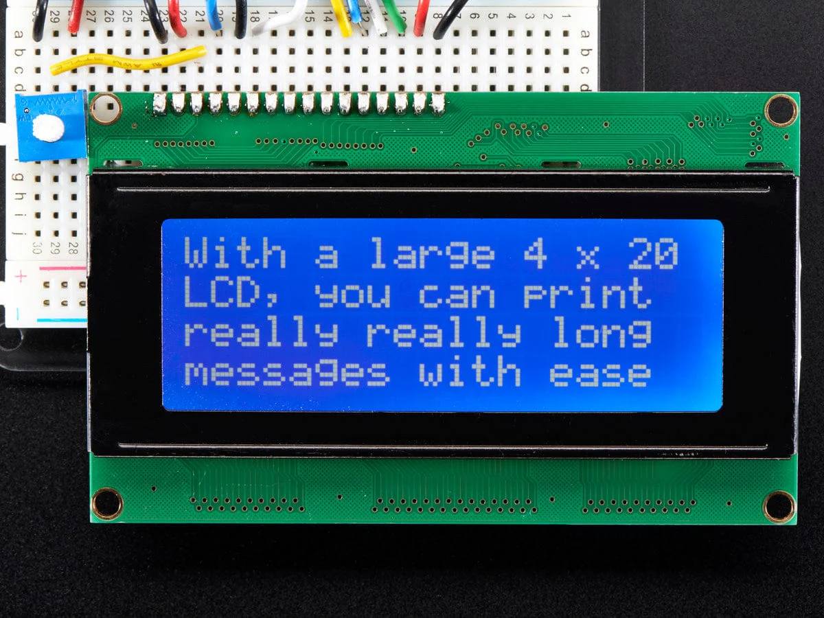 Standard LCD 20x4 + extras (white on blue) - Image 2