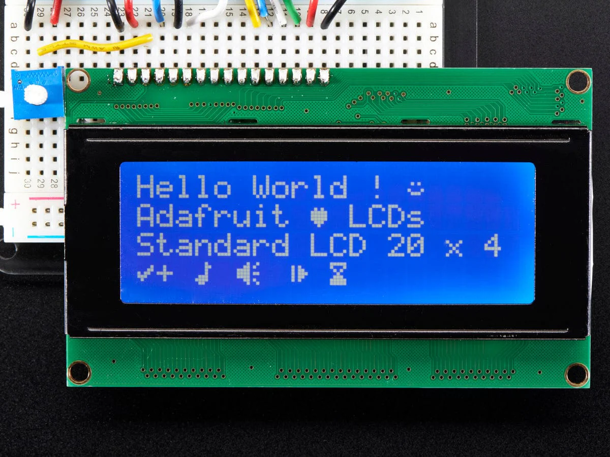 Standard LCD 20x4 + extras (white on blue) - Image 3