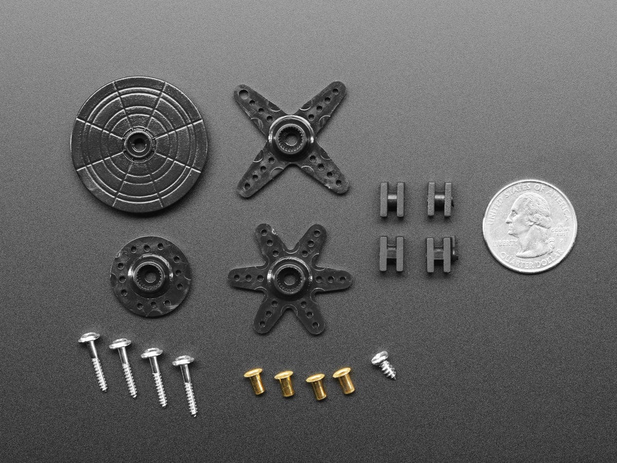 Standard Servo Arm and Horn Set - 25 Spline - Image 2