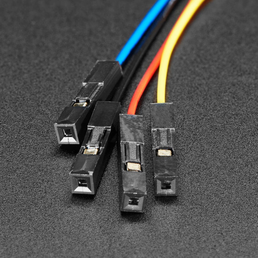 STEMMA QT / Qwiic JST-SH 4-pin Cable to Female Jumper Wires (150mm) - Image 2