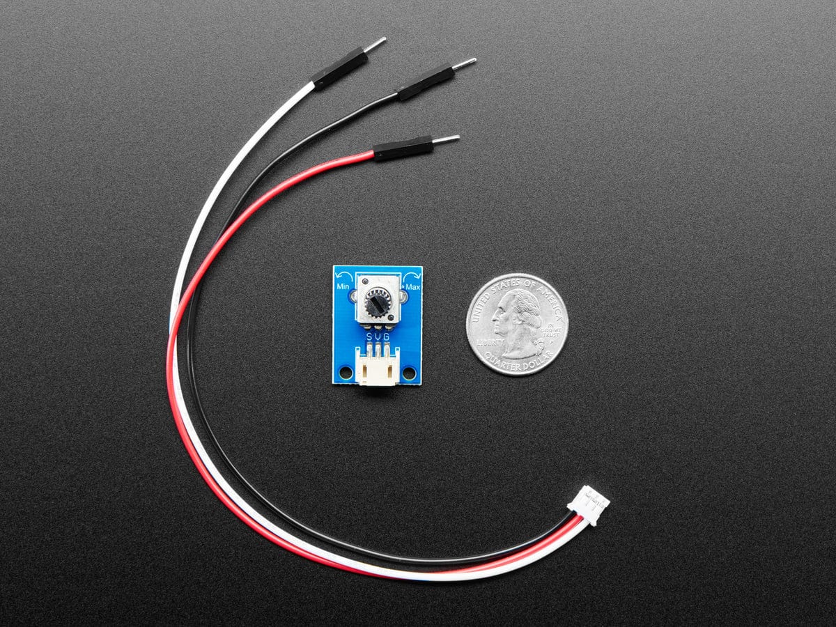 STEMMA Wired Potentiometer Breakout Board - 10K ohm Linear - Image 3