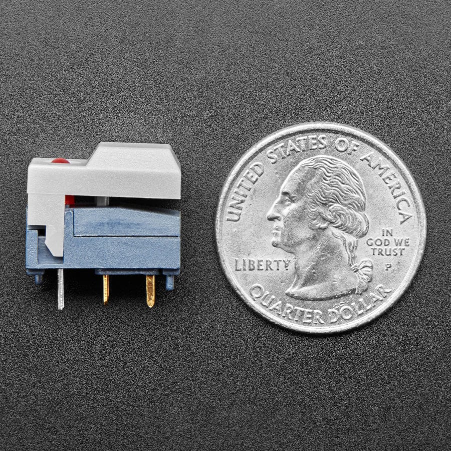 Step Switch with LED - Three Pack of Gray with Red LED (PB86-A1) - Image 3