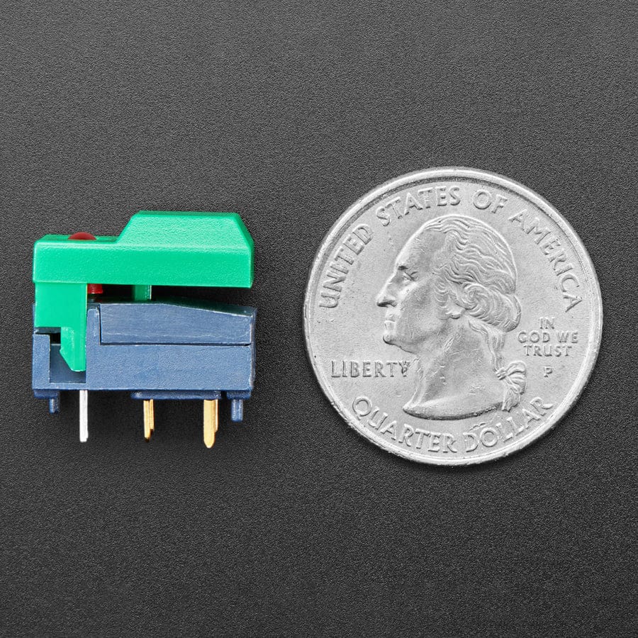Step Switch with LED - Three Pack of Green with Red LED (PB86) - Image 3