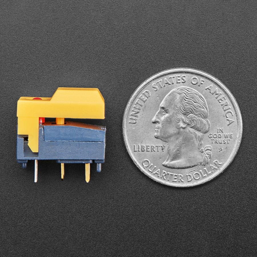Step Switch with LED - Three Pack of Yellow with Red LED (PB86-A1) - Image 3