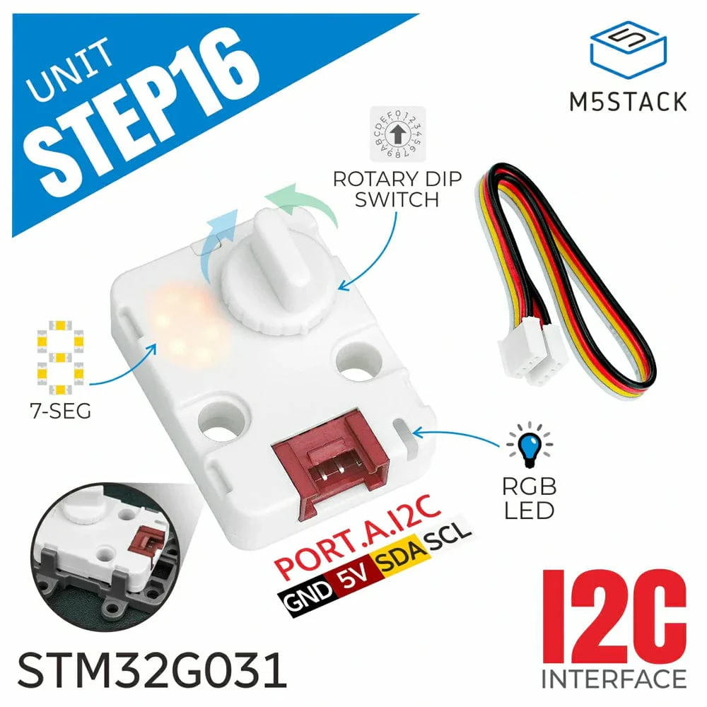 Step16 Unit with 16-bit Rotary Encoder (GSMR-16) - Image 2
