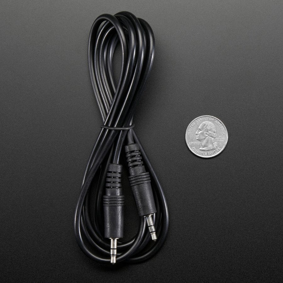 Stereo 3.5mm Plug/Plug Audio Cable - 6 feet - Image 2