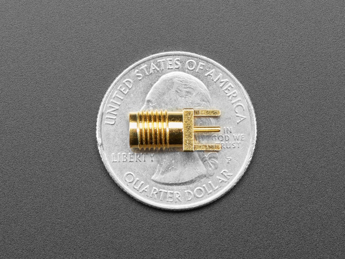 Straight SMA Thru Hole RF Connector - Image 4