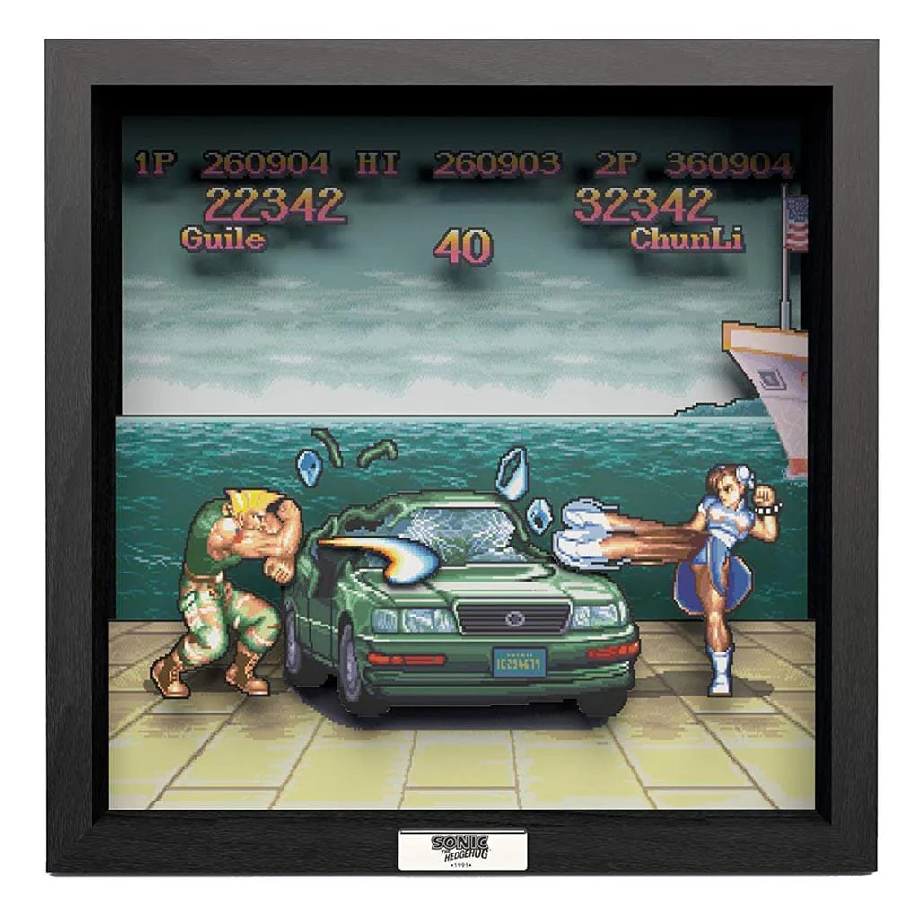 Street Fighter: Car Scene Pixel Frame (9x9") [Discontinued] - Image 3