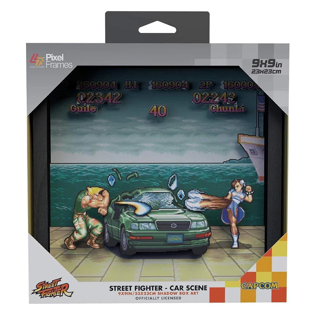 Street Fighter: Car Scene Pixel Frame (9x9") [Discontinued] - Image 4