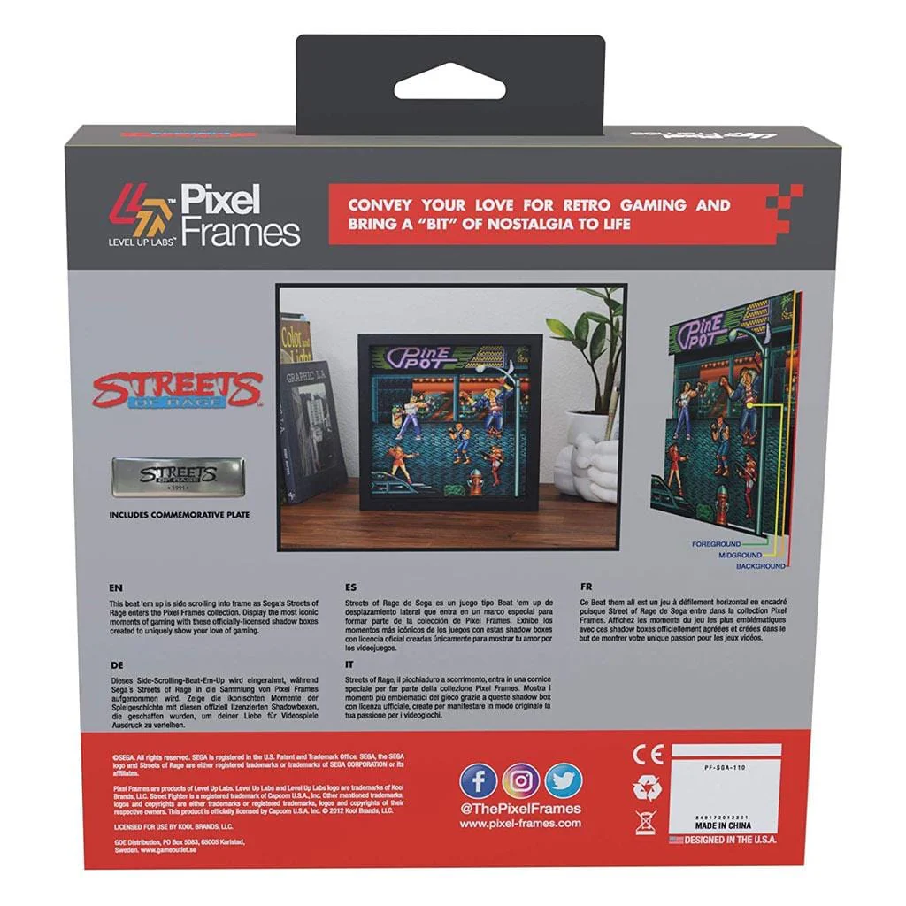 Streets of Rage Pixel Frame (9x9") [Discontinued] - Image 5